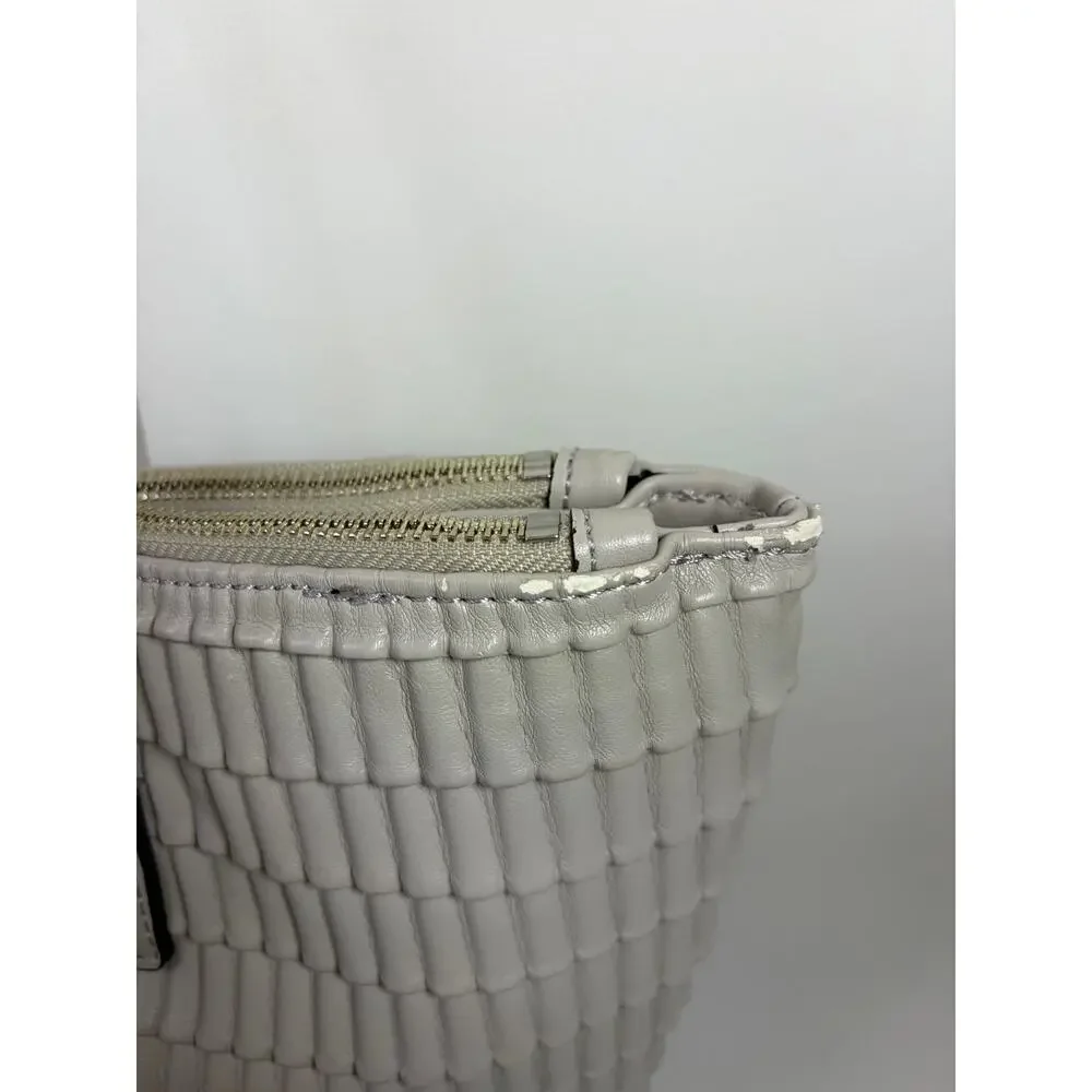 Calvin Klein Modern Essential Bucket Bag Light Grey Large Tote (read)